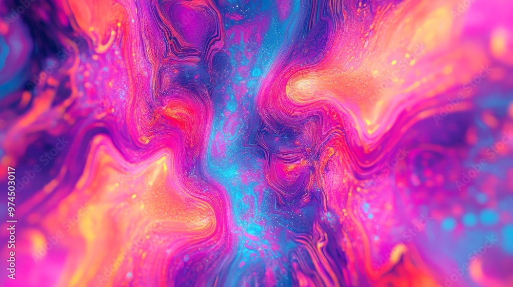 A vibrant, abstract background featuring trippy textures with kaleidoscopic patterns and bright, neon hues. A vibrant, abstract background featuring trippy textures with kaleidoscopic patterns and bright, neon hues.