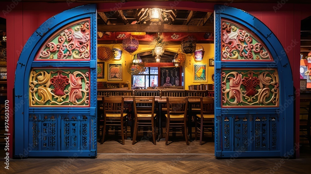 Obraz premium mexican saloon doors