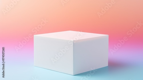 photo white box isolated