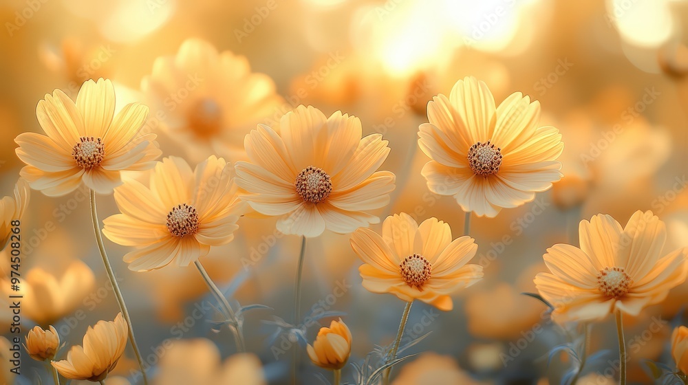 Yelow chamomile daisy flowers arranged in a beautiful floral composition Yelow chamomile daisy flowers arranged in a beautiful floral composition
