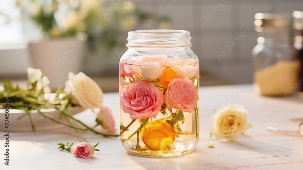 homemade floral water homemade floral water