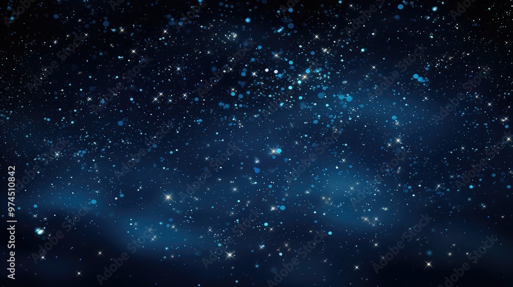 Fototapeta premium stars dark blue glitter