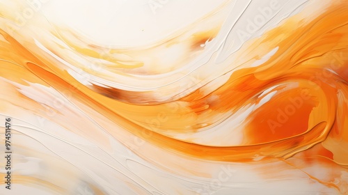 blend orange white abstract