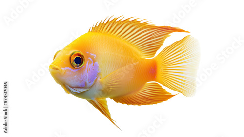 Molly tropical aquarium fish png isolated on transparent background