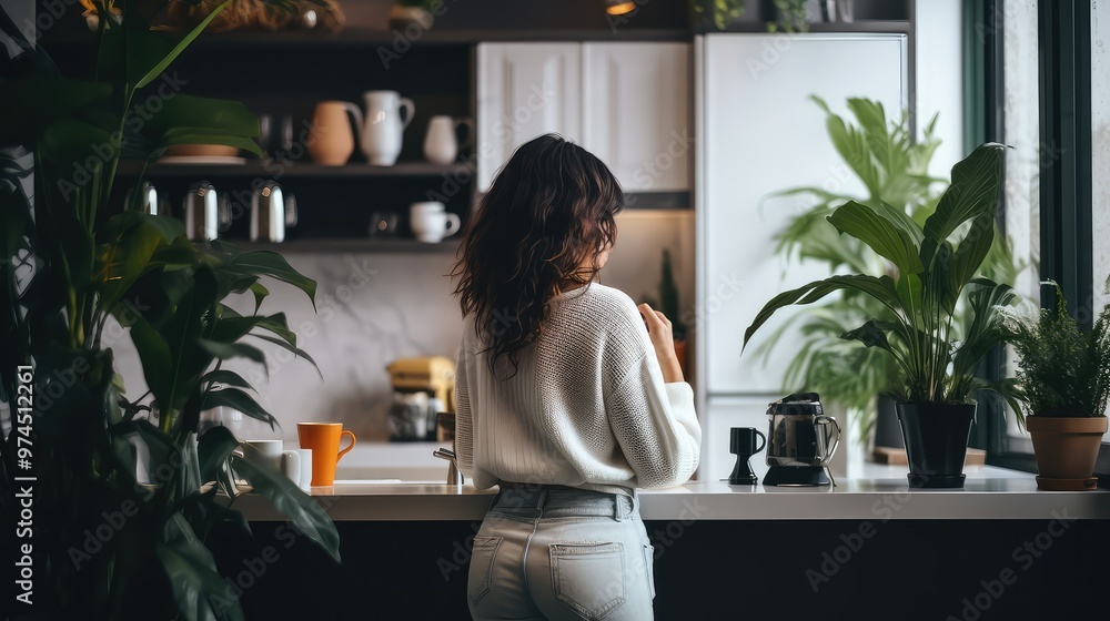 modern drinking coffee at home modern drinking coffee at home