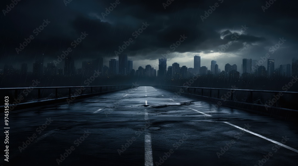 dusk rain city road dusk rain city road
