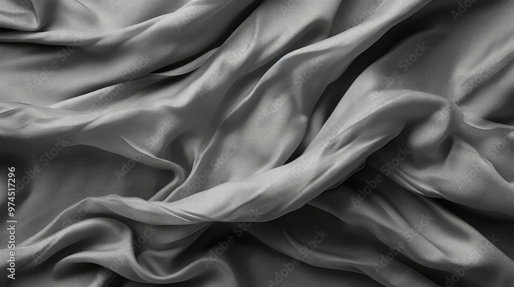 Obraz premium crinkled texture gray background