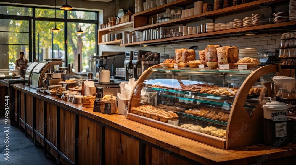 wooden coffee shop counter wooden coffee shop counter