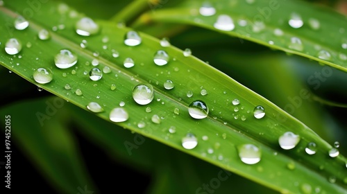 water bamboo leaf