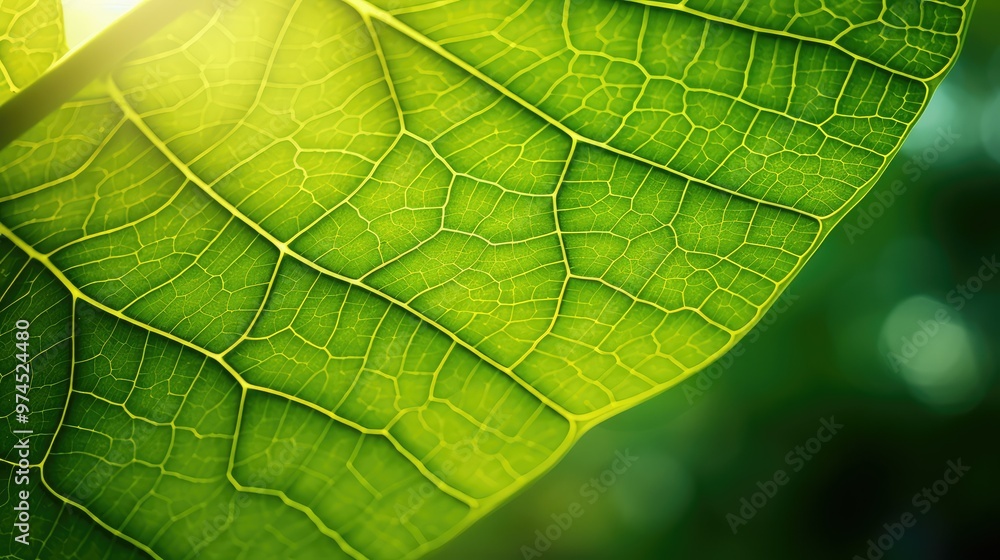 Obraz premium sunlight leaf tree