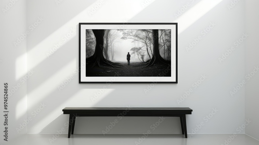 Fototapeta premium clean white background wall