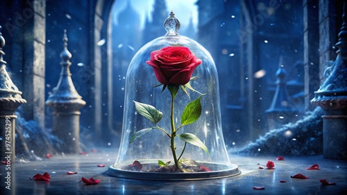 beauty and the beast rose png photo