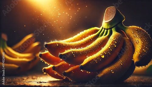 A bunch of bananas