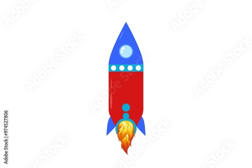 rocket in space