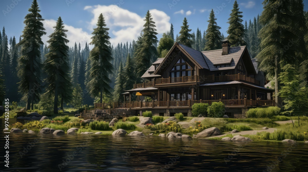 mountains huge house mountains huge house