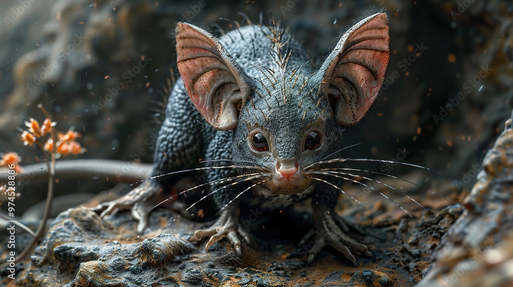 Close Up Portrait of a Cute Fantasy Mouse Creature Close Up Portrait of a Cute Fantasy Mouse Creature
