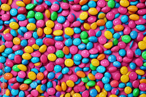 Background of colorful twisted candy