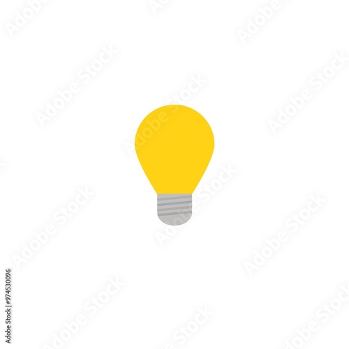 light bulb isolated on white