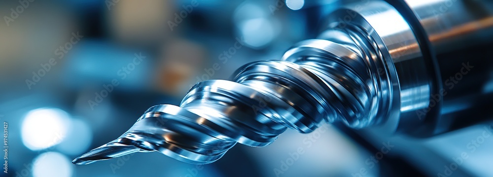 Close-up of intricately designed mechanical gears and spiral components in an industrial machine during daylight Close-up of intricately designed mechanical gears and spiral components in an industrial machine during daylight
