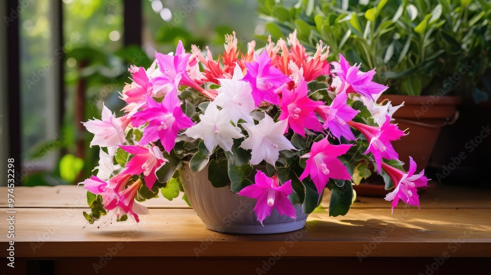 Fototapeta premium pink easter plants