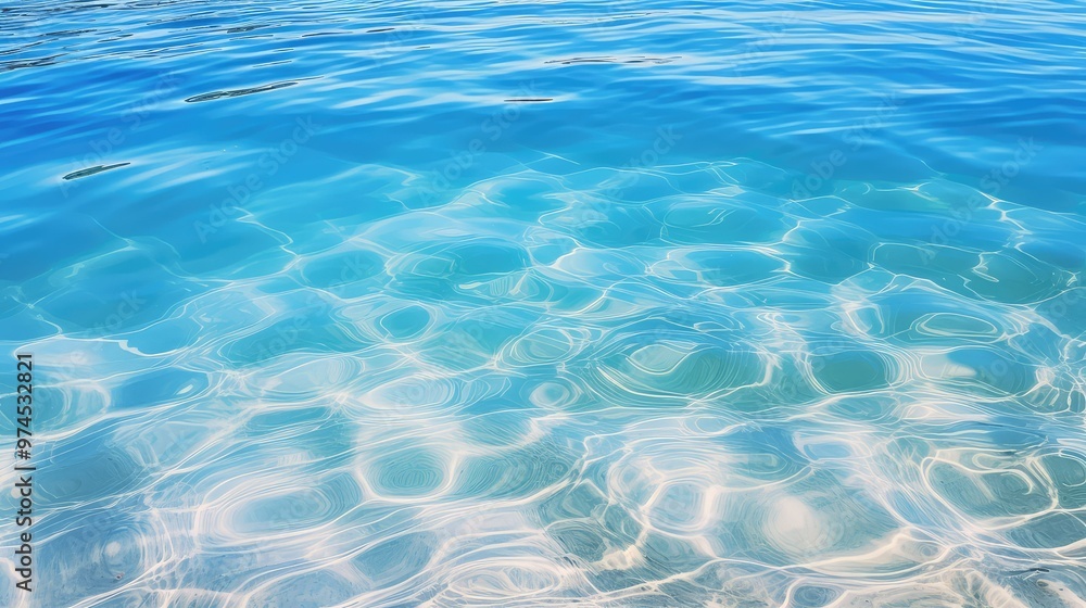 Obraz premium crystal beach water ripple