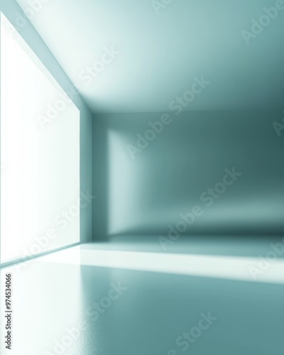 Wallpaper Mural Minimalist Empty Room with Soft Lighting Torontodigital.ca