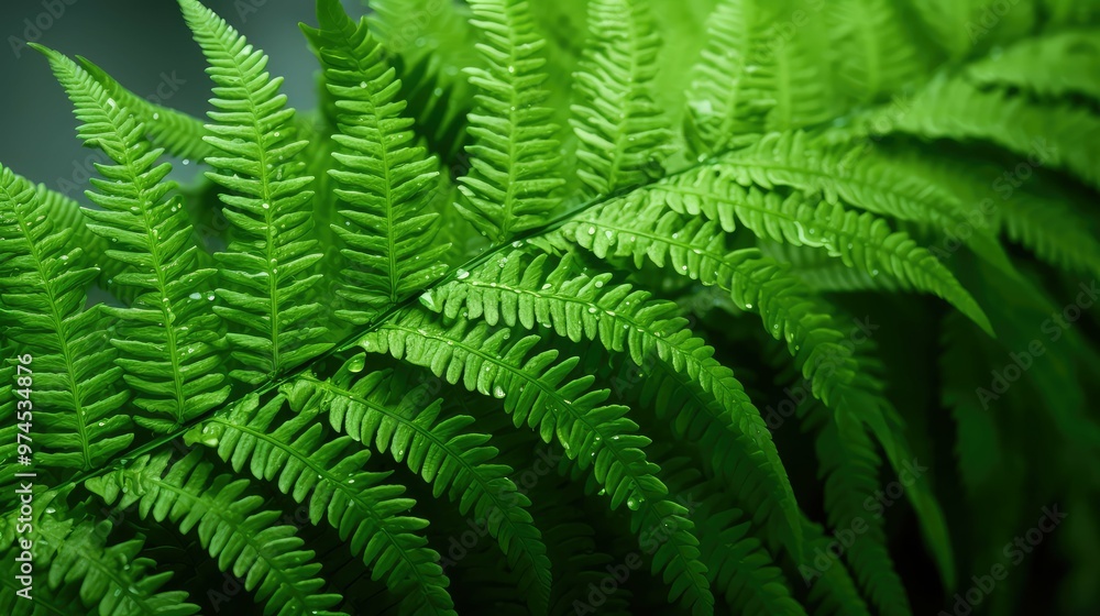 Obraz premium fronds plant textures