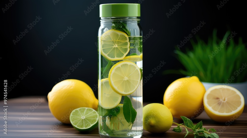 Fototapeta premium silicone water bottle