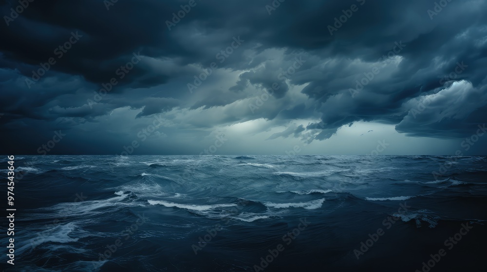 ominous clouds water ominous clouds water