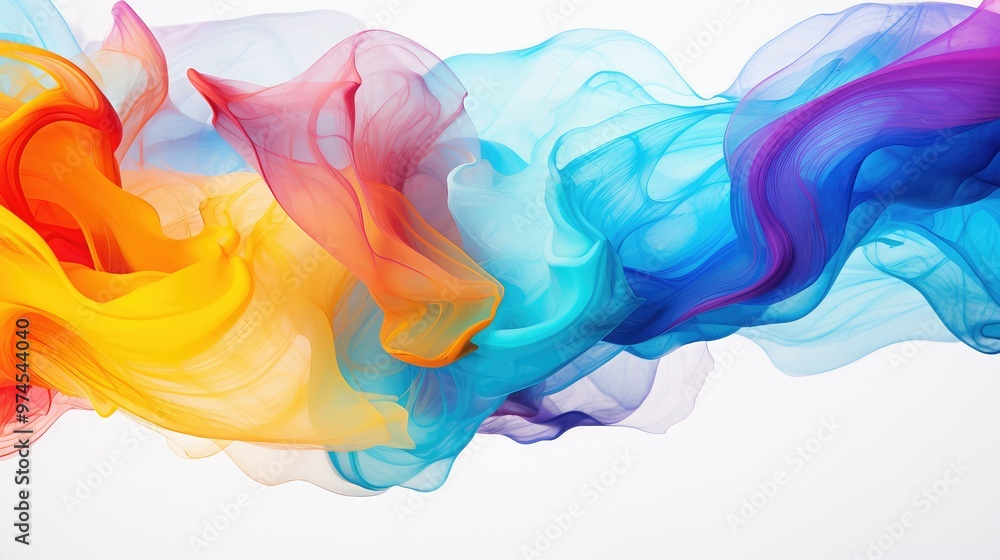rainbow water color line rainbow water color line