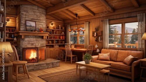 Wallpaper Mural paneling hickory wood Torontodigital.ca