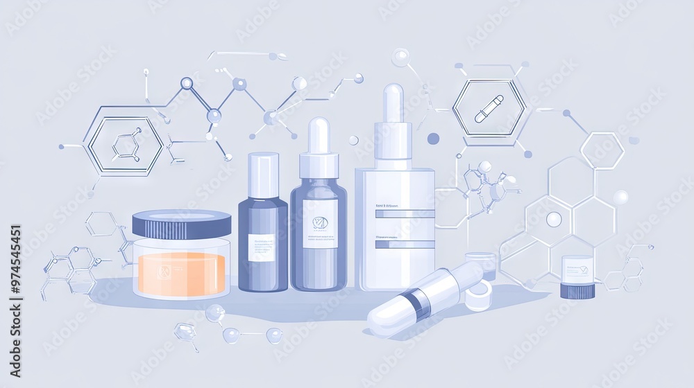 An educational poster explaining the safety aspects of nanocarriers in skincare, featuring icons and regulatory symbols. An educational poster explaining the safety aspects of nanocarriers in skincare, featuring icons and regulatory symbols.