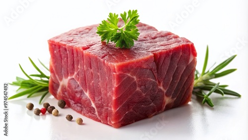 cubed steak raw photo