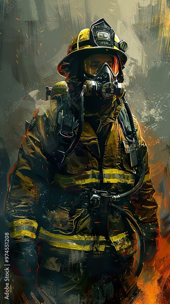 Firefighter in Action Firefighter in Action