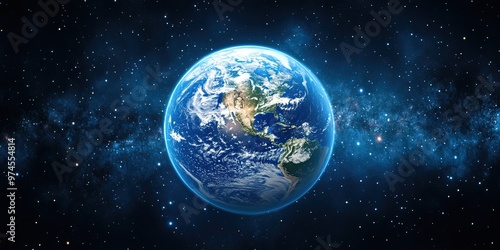 Fototapeta Naklejka Na Ścianę i Meble -  earth in space