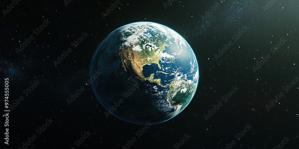 Fototapeta premium earth in space