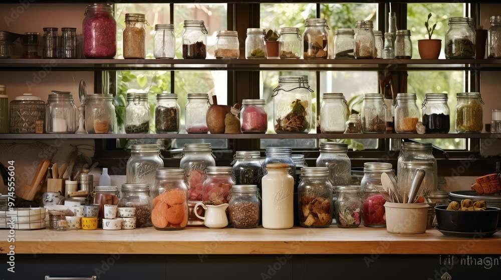 glass kitchen jars glass kitchen jars