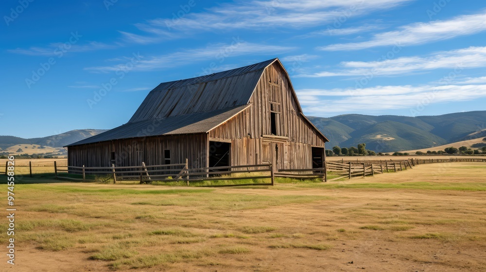 weathered wooden building weathered wooden building