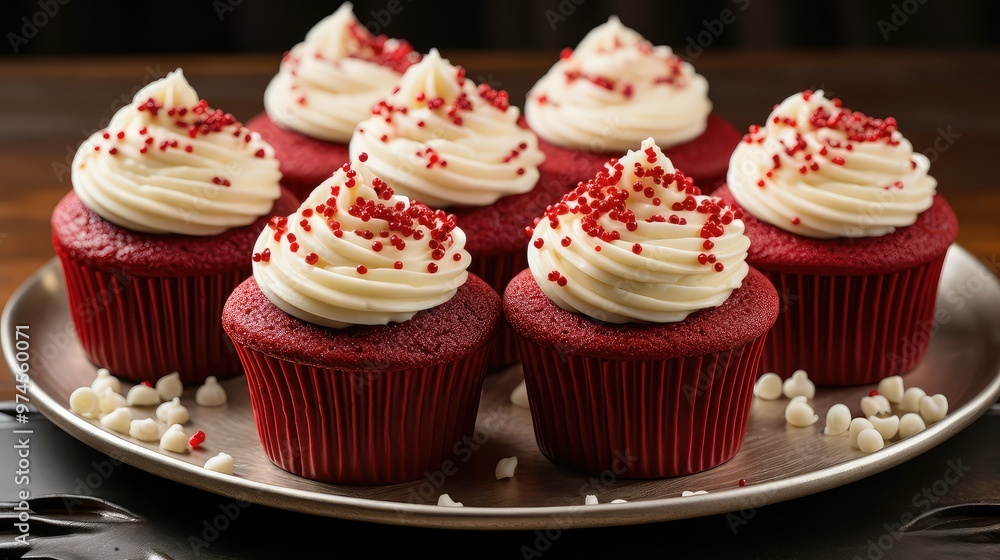cupcakes red velvet dessert cupcakes red velvet dessert