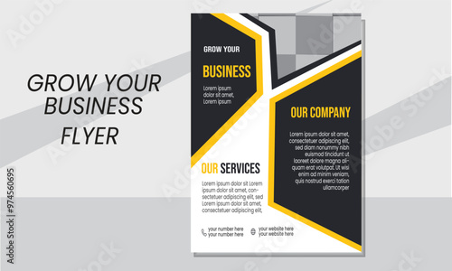 Corporate business flyer template design set with business proposal, promotion, advertise, publication, cover page. new digital marketing flyer set.