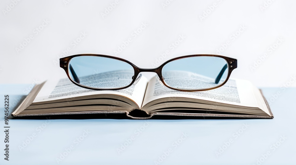 reading open book white background reading open book white background