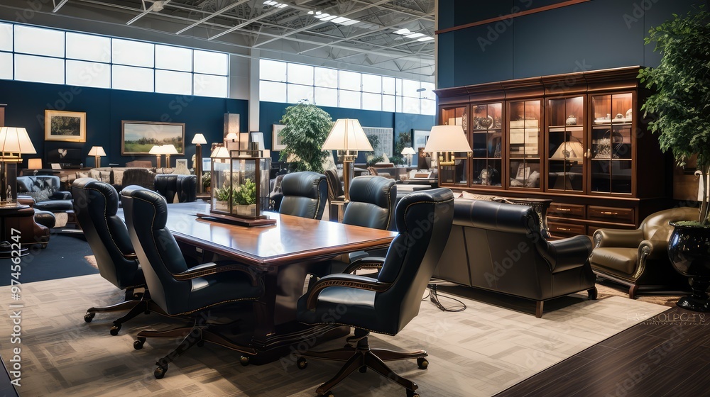 Fototapeta premium classic office showroom