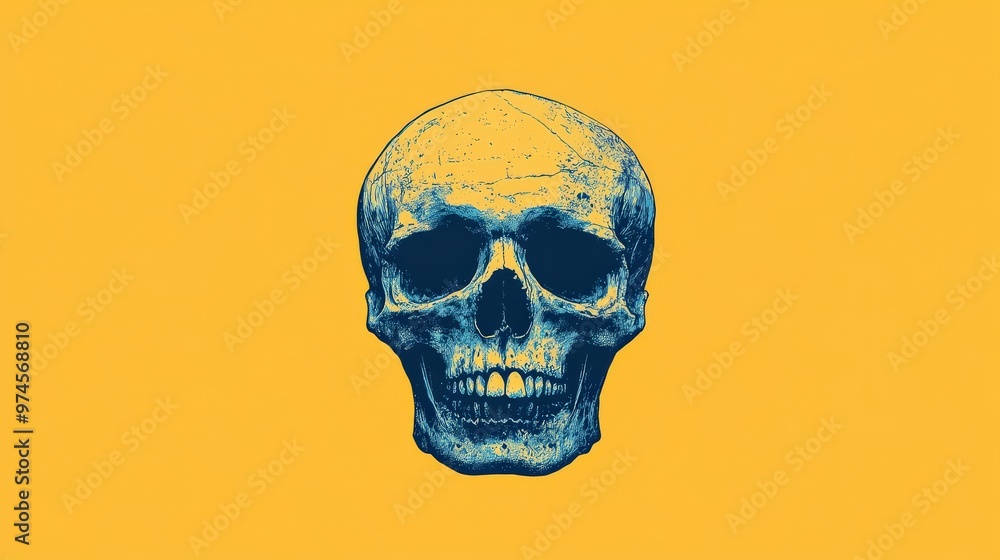 Business concept in minimal of Skull-themed business logo, bold and edgy design, professional branding, Copy space for stock photo, no text, no logo, flat design illustration Business concept in minimal of Skull-themed business logo, bold and edgy design, professional branding, Copy space for stock photo, no text, no logo, flat design illustration