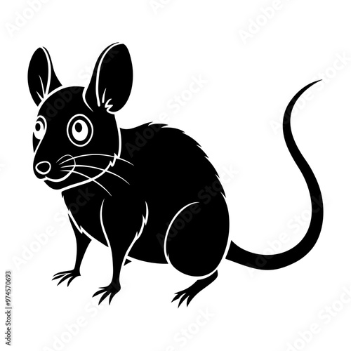 Line art Silhouettes vector and line cut hand draw illustration black and white background