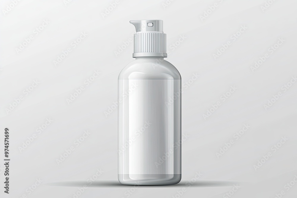A bottle of white spray paint, front view A bottle of white spray paint, front view