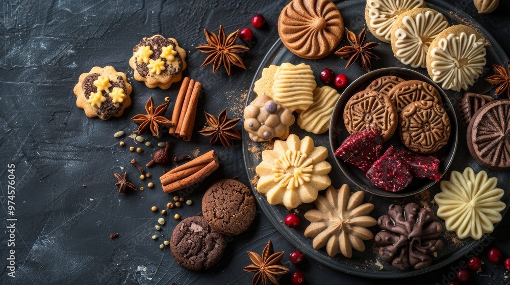 Minimalist Background: Delicious Chocolate Cookie Illustration for Sweet Desserts and Holiday Celebrations
Minimalist Background: Delicious Chocolate Cookie Illustration for Sweet Desserts and Holiday Celebrations
