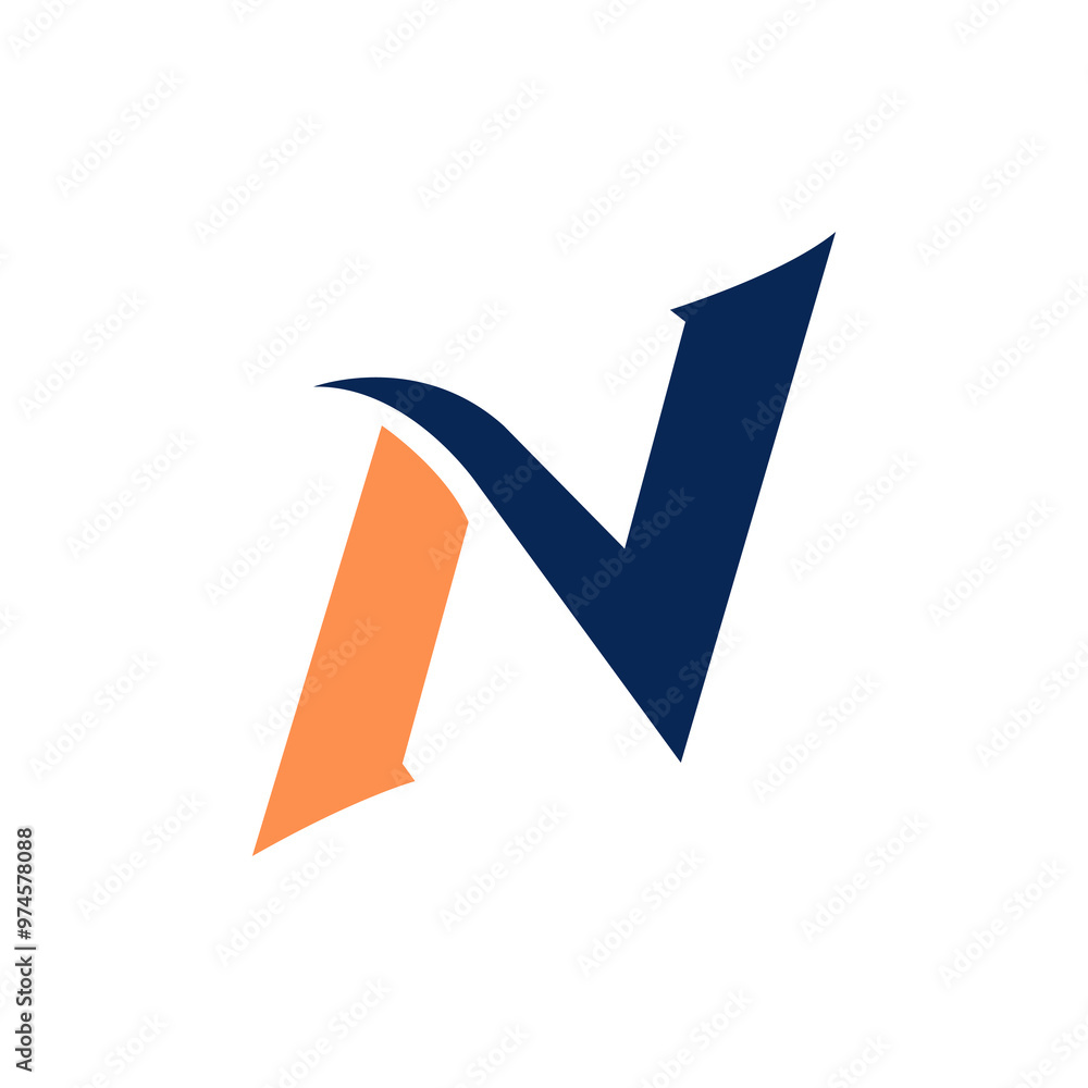 Letter N logo icon design template elements Letter N logo icon design template elements