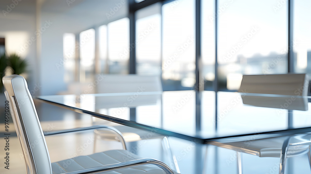 glass table with a transparent border, creating a light, airy feel in the room while maintaining a clean glass table with a transparent border, creating a light, airy feel in the room while maintaining a clean