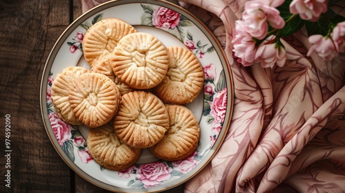 Wallpaper Mural Minimalist Background: Delicious Chocolate Cookie Illustration for Sweet Desserts and Holiday Celebrations
 Torontodigital.ca