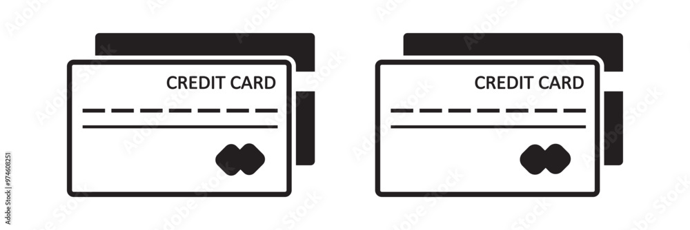 credit card icon vector design illustration credit card icon vector design illustration